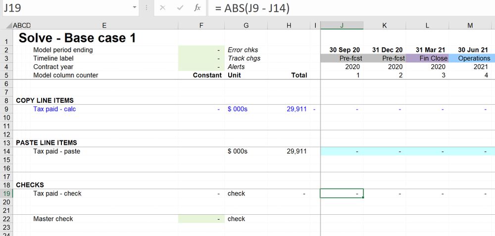 How to break circularity in a financial model